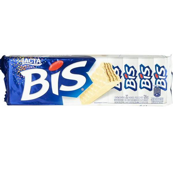 BIS LACTA BRANCO 126g