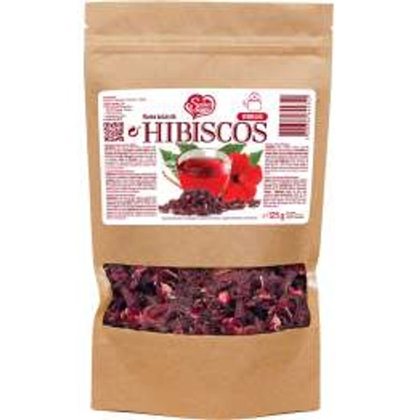 Chá Flor De Hibiscos Vermelho 125g