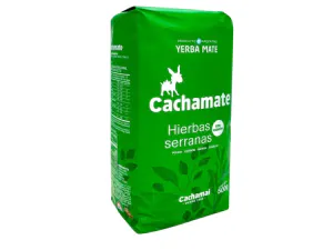 Hovedbilde CACHAMATE Hierbas Serranas (green) 500g
