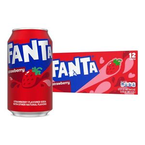 Hovedbilde Fanta Strawberry (USA) 355ml - 24stk